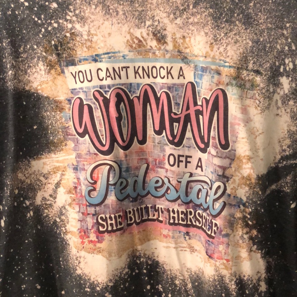 Plus Size Bleached T-Shirt from Boutique